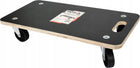 Wózek platforma transportowa yato do przewożenia ciężkich przedmiotów, udźwig 200 kg, 57,5 x 30 cm, czarna