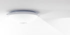 Okragły biały plafon LED sufitowy natynkowy panel czujnik ruchu 30cm 2xE27 lampa do przedpokoju, holu lub klatki