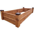 Obudowa grobu Pomnik tymczasowy Nagrobek tymczasowy Obrzeże grobu- Warkocz drewniana rama cmentarna 178 × 71 × 33 cm