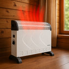 GRZEJNIK ELEKTRYCZNY KONWEKTOROWY FARELKA TERMOSTAT 2000W ENERGOOSZCZĘDNY 385 mm 430 mm grzewcza biały