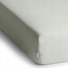Restilo Prześcieradło jersey z gumką 100% bawełniane czesane 90x200 szare na materac do 28 cm, certyfikat oeko-tex