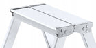 Drabina aluminiowa składana 5 stopniowa 2x5 dwustronna domowa podest 102 cm, wysokość pracy 2,62 m, udźwig 120 kg, lekka