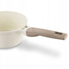 Rondel indukcja Ceramiczny Mały Garnek Kremowy Konighoffer Rosti 18cm 1,7 naczynie do gotowania, do sosów i małych
