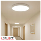 Lampa sufitowa Plafon LED ściemnialna 60cm Biały panel okrągły pilot duża oprawa do salonu i sypialni, regulacja