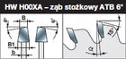 Podcinak trapezowy freud 125x 3,1-4,3x20 mm 24Z LI25M31FA3 tarcza tnąca do drewna MDF HDF i płyt wiórowych
