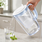 Dzbanek Brita Filtrujący Wody Szklany Glass 2,5l 2x Filtr Maxtra Pro Biały dzbanek filtrujący bezbarwny