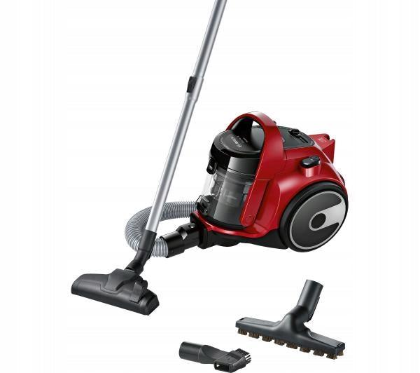 Odkurzacz bezworkowy Bosch BGC05A322 700W 9 m filtr antyalergiczny czerwony 4.4 kg