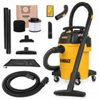 Dewalt odkurzacz przemysłowy z gniazdem 2450W 23l 48mm bezworkowy dmuchawa do warsztatu, zasilanie sieciowe, przepływ