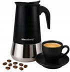Kawiarka Klausberg KB-7847 stalowa indukcja Gaz espresso 12 filiżanek Kawy zaparzacz moka 600 ml, czarno-srebrny