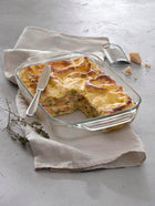 Naczynie żaroodporne do zapiekania lasagne pyrex 39x25 cm forma szklana prostokątna 4 l, do piekarnika, mikrofali