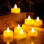 48x Świeczka Dekoracyjna Led płomień Tea Light wkłady do Znicza z Baterią lampionów, światełka nagrobne, imitacja