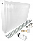 Grzejnik stalowy płytowy INVENA CV22 600x1000 1658W typ CV 22 DOLNY 1000 mm 600 mm grzewcza biały