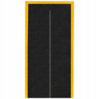 Drzwi remontowe budowlane przeciwpyłowe kurtyna folia malarska zamek remont osłona z włókniny na otwór 110x220 cm do