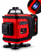 Poziomica laserowa laser krzyżowy 360 4D zielony elektroniczny kompensator niwelator 16 linii do prac budowlanych i