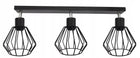 LAMPA SUFITOWA WISZĄCA DO SUFITU POKOJU PLAFON LOFT BRYLANT DUT ŻYRANDOL oprawa oświetleniowa metalowa czarna