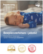 Ochraniacz na materac 80x180 wodoodporny podkład pokrowiec nakładka mata do łóżka, antybakteryjny, antygrzybiczny