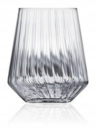 Szklanki Harmony 40 Lines Ryflowane DO NAPOJÓW wody soku6x300 ml Rastal do drinków, lemoniady i koktajli, bezbarwne