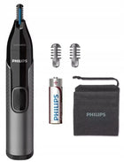Trymer golarka philips do nosa brwi uszu philips maszynka do golenia + etui czarny