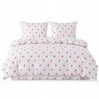 Komplet Pościeli 160x200 z 2 Poszewkami 70x80 w Kokardki pink bows bielizna sypialniana, tekstylia na łóżko, różowy