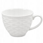 Komplet Dzbanek z Podgrzewaczem 900ml + Filiżanki 240ml Porcelana Zestaw imbryk do herbaty, czajniczek, 2 spodki