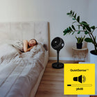Termowentylator Yoer Farelka Cichy 38dB Energooszczędny 1800W +Oscylacja 3D maksymalna srebrny/szary