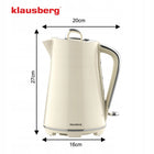 Czajnik elektryczny Klausberg KB-9016 1.7l stal Nierdzewna 304 Kremowy 1.7 l 2200 w beżowy metal, tworzywo sztuczne