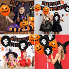ZESTAW DEKORACJI HALLOWEEN GIRLANDA BALONY DEKORACJE PAJĘCZYNA OZDOBY H3 na przyjęcie tematyczne, do wystroju wnętrza