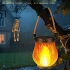 2PCS LAMPA OGRODOWA FLICKERING FLAME – ŁADOWANIE SŁONECZNE I PRZEZ USB lampion dekoracyjny z efektem płomienia, ozdoba