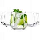 Szklanki niskie 310ml na napoje drinki sok do GASTRONOMII i domu 6szt whisky, woda, szkło bezbarwne, mycie w zmywarce