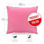 Poduszka puchowa 70x80 100% puch gęsi gruba miękka wygodna jasiek do łóżka, podparcie głowy i karku, naturalne