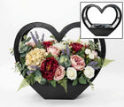Baza stroika w kształcie serca serce czarne osłonka 31cm do Kompozycji podstawa florystyczna, forma do układania