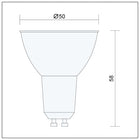 10x Żarówka LED SMD GU10 1W=15W 100lm barwa neutralna premium reflektorowa do punktowego oświetlenia, białe światło