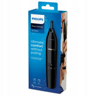 Trymer do nosa uszu brwi bezprzewodowy Philips NT1650 czarny