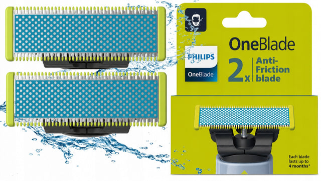Ostrza philips oneblade do skóry wrażliwej 2 SZT oryginalne ostrze głowica foliowa