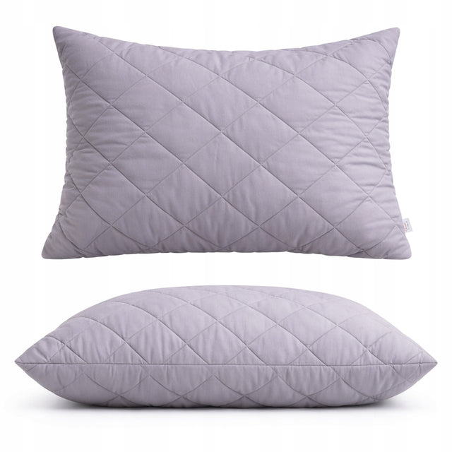 Poduszka 50X60 do spania antyalergiczna + zamek polski produkt gruba wypełnienie z kulki silikonowej, certyfikat oeko-tex made IN green