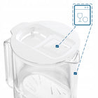 Szklany dzbanek filtrujący Wessper D4 borosilicate mini futureflow 2l biały