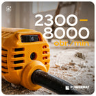 Szlifierka frezarka do betonu z odciągiem 1400W 125mm z regulacją + tarcza do szlifowania posadzek, usuwania zaprawy
