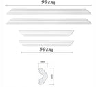 Ramka Sztukateria gotowa Listwa Ścienna Biała Twarda DP1 99cm x 59cm ozdobna opaska dekoracyjna do wnętrz
