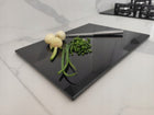 Deska do Krojenia Granitowa Kuchenna Duża Czarna Premium Black 30x40 cm prostokątna powierzchnia, siekanie warzyw