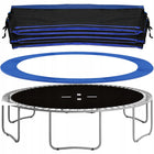 Mocna osłona sprężyn do trampoliny 10FT 305-312 cm na sprężyny gruba ochraniacz krawędzi, pokrycie obrzeża, niebieski