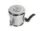 Konighoffer Garnek do mleka z gwizdkiem i pokrywką stal nierdzewna rondel 1,5 l, średnica 16 cm, powłoka