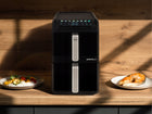 Frytkownica beztłuszczowa pionowa FR300 2700W dwie szuflady 10l Air Fryer czarny