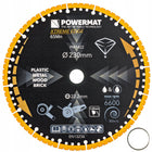 Tarcza diamentowa Powermat 230 mm uniwersalna 22,2 mm tnąca do betonu, cegły, drewna, kamienia, metalu, PCV, stali i