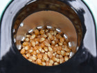 Maszyna do popcornu bez tłuszczu lund retro 1200W prażarka kukurydzy, urządzenie kuchenne, miarka na ziarna, zielona