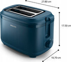 Toster philips HD2511/70 Seria 3000 niebieski 830 w ruszt do bułek opiekacz, 2 kromki, rozmrażanie pieczywa
