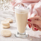 SZKLANKI DO LATTE herbaty Wysokie ZESTAW SZKLANEK do kawy 6szt + ŁYŻECZKI szkło 250 ml, bezbarwne, do mycia w zmywarce