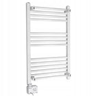 GRZEJNIK ELEKTRYCZNY ŁAZIENKOWY Drabinka Biały Ścienny 90x50cm 600W Timer 500 mm 900 mm grzewcza