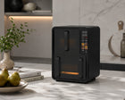 Frytkownica beztłuszczowa pionowa dwukomorowa AIR fryer pionowy 12l 2800W czarny