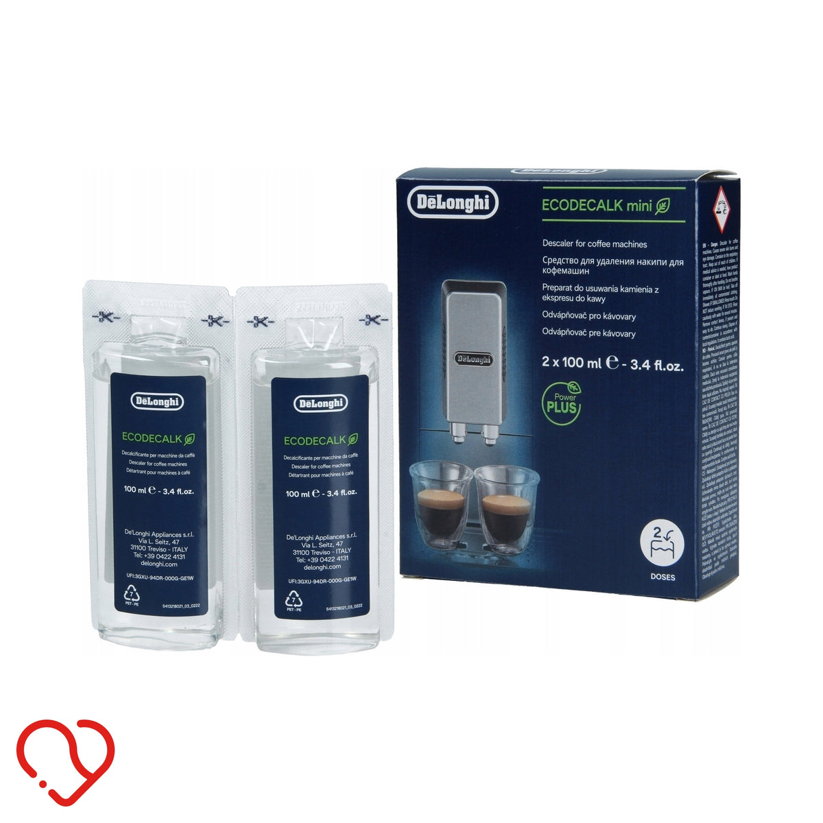 Odkamieniacz do ekspresów DeLonghi EcoDecalk mini 2 x 100ml 200 ml