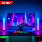 2x Light Bar Lampka Biurkowa czujnik muzyki RGB oświetlenie ambient WiFi TV listwa świetlna LED, pilot, ściemniana, do